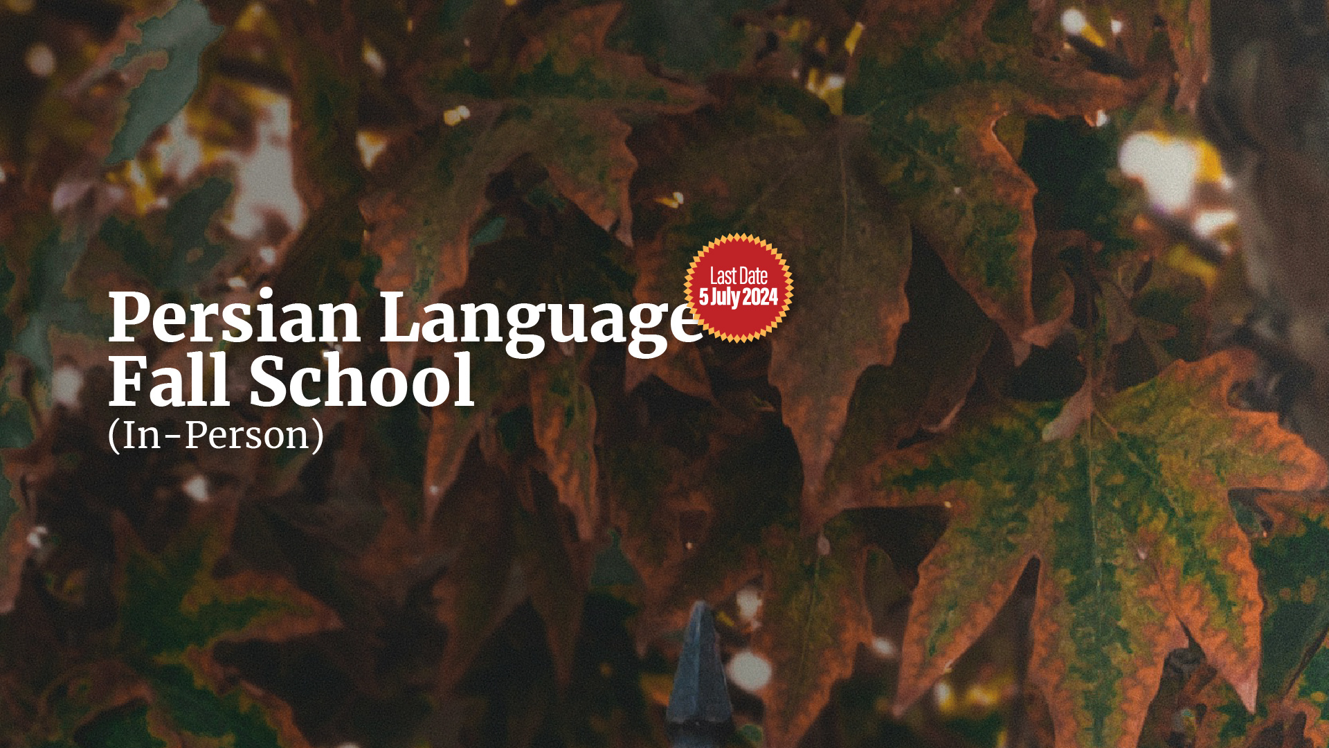 persian language fall school