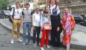 گردش و آشنایی فارسی آموزان ترکیه ای، روسی و عراقی در تفرجگاه دربند و توچال تهران