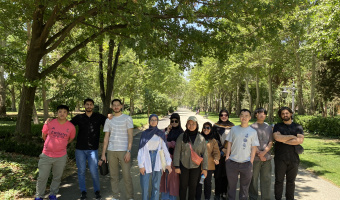 بازدید فارسی‌آموزان مرکز آزفای دانشگاه علامۀ طباطبایی از باغ گیاه‌شناسی